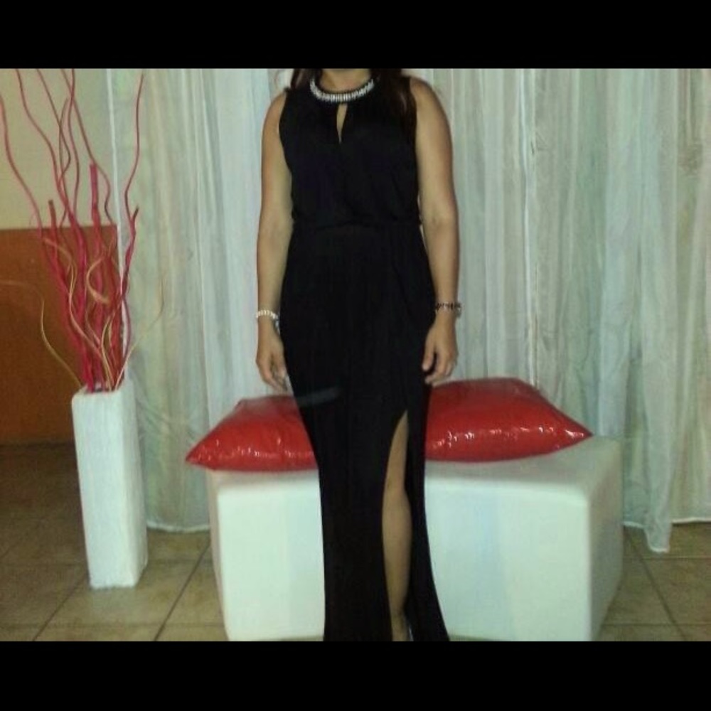 Long black dress